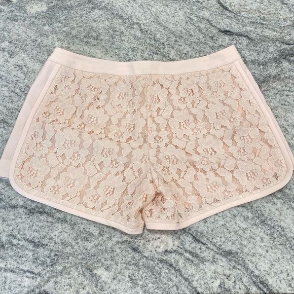 Laundry Size 12 ( L ) Lace Blush Lightweight Dress Shorts  Peach Light Pink - Picture 2 of 8
